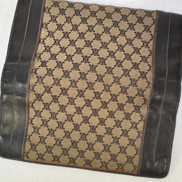 Celine Leather and fabric Monogram long wallet - Picture 2 of 12